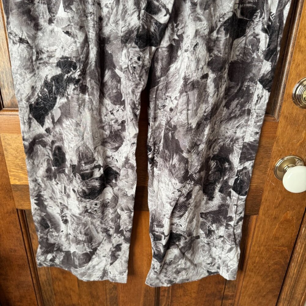 Belle by Kim Gravel Beach Black/Gray/White Pull-On Beach Pants Size 1X - Picture 7 of 11